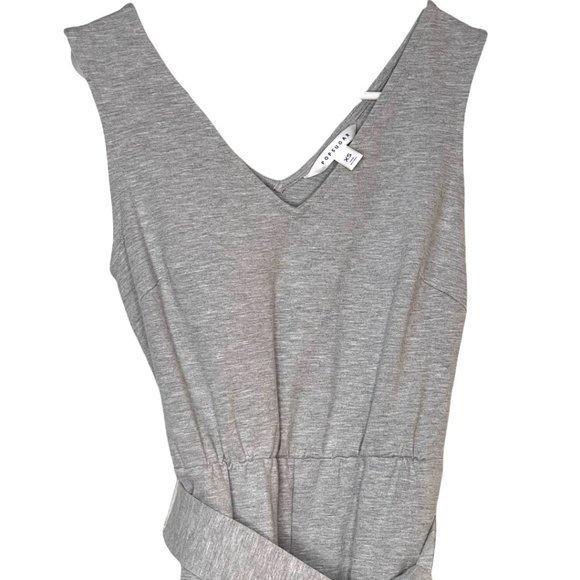 Popsugar Gray Jumpsuit‎ with Belt - Picture 8 of 9